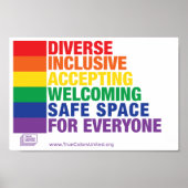 Poster Espace sécurisé (Devant)