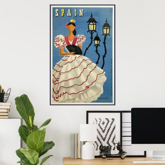 Poster Espagne (Bureau à domicile)