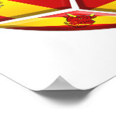 Poster Espagne balle de football La Furia Roja Toro drape (Coin)