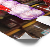 Poster Espagne, Catalogne, Barcelone, La Boqueria (Coin)