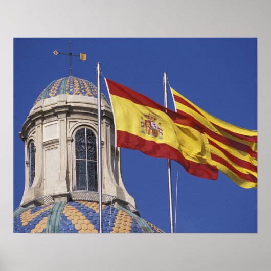 Poster Espagne, Catalogne, Palau de la Generalitat. (Devant)