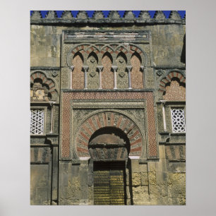 Poster Espagne, Cordoue, mezquita (mosquée) mauresque.