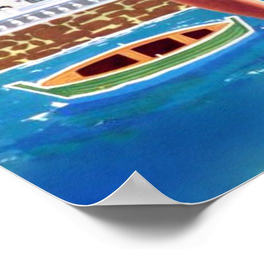 Poster Espagne, Côte du soleil Malaga (Coin)