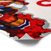 Poster Espagne, danse traditionnelle, femme, voyage vinta (Coin)