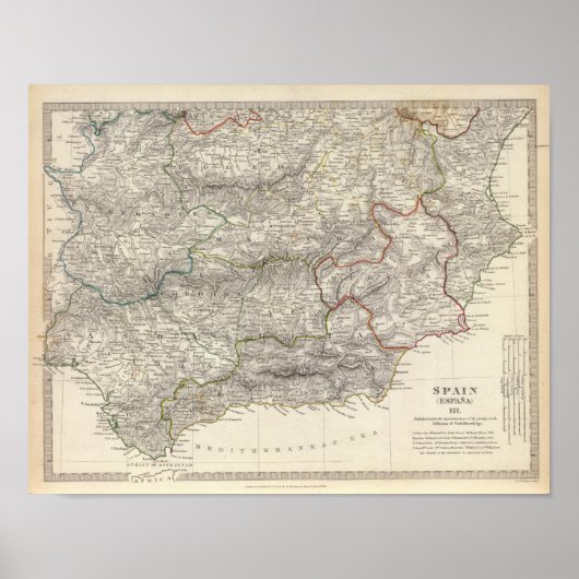 Poster Espagne Espana III (Devant)