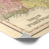 Poster Espagne Et Portugal (Coin)