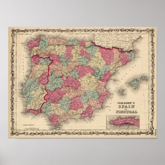 Poster Espagne et Portugal 12 (Devant)
