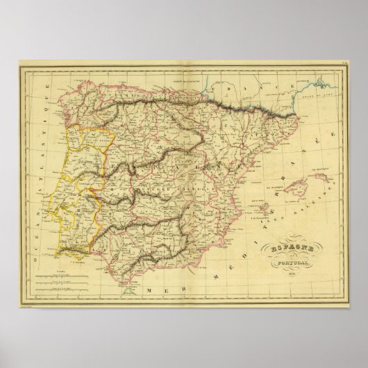 Poster Espagne et Portugal 15 (Devant)
