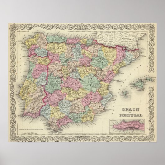 Poster Espagne Et Portugal 3 (Devant)
