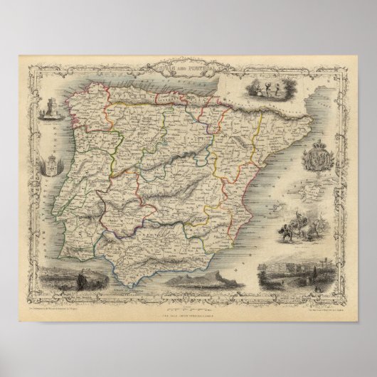 Poster Espagne et Portugal 4 (Devant)