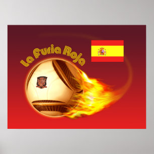 Poster Espagne La Furia Roja 2