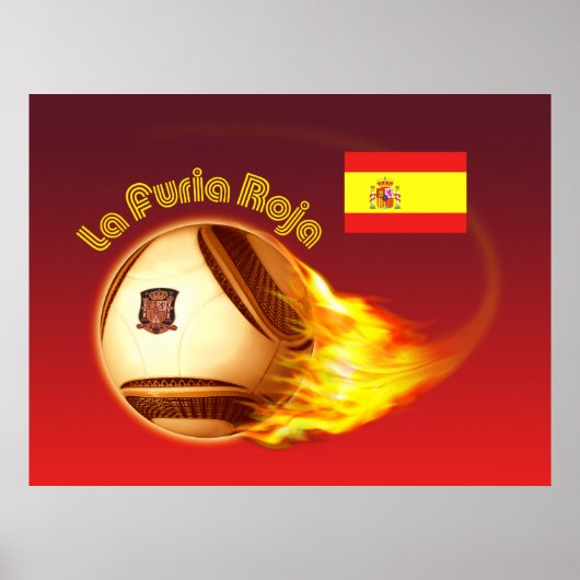 Poster Espagne La Furia Roja 2 (Devant)
