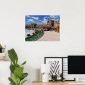 Poster Espagne - Plaza de Sevilla - Séville (Bureau à domicile)