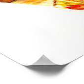 Poster Espagne, portrait d'une Espagnole avec ventilateur (Coin)