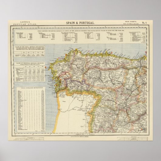 Poster Espagne, Portugal 14 (Devant)