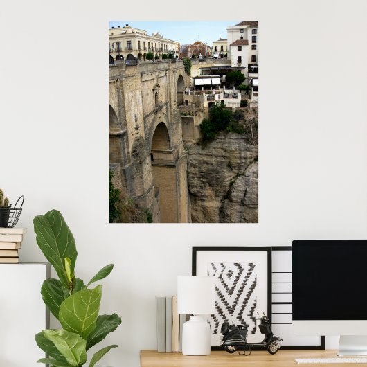 Poster Espagne RONDA (Bureau à domicile)