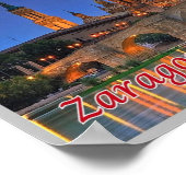 Poster Espagne - Saragosse - (Coin)
