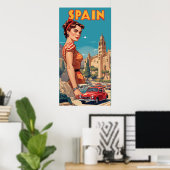 Poster Espagne vintage (Bureau à domicile)
