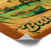 Poster Espagne Wells Island Bahamas Souvenirs 60s (Coin)