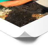 Poster Espagnol avec pamplemousse (Coin)