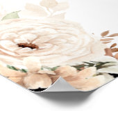 Poster Espagnol Boho Mariage Panneau de bienvenue, Cartel (Coin)