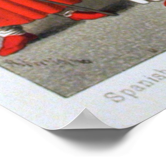 Poster Espagnol, maure (Coin)