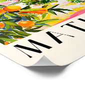 Poster espagnol Oranges, Moderne du milieu du sièc (Coin)