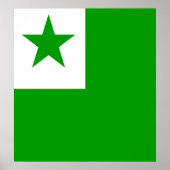Poster Esperanto Drapeau de haute qualité (Devant)