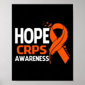 Poster Espère CRPS Mois de sensibilisation Orange Ribbon  (Devant)