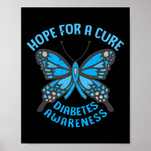 Poster Espérer Une Sensibilisation Cure Au Diabète Type 1