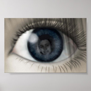Poster espion d'oeil