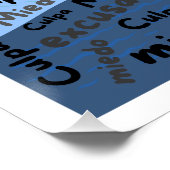 Poster espiritual superar miedo culpa excusas (Coin)