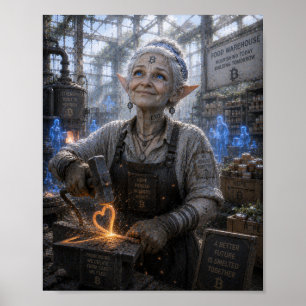 Poster Espoir / Aciériste / Entrepôt Alimentaire