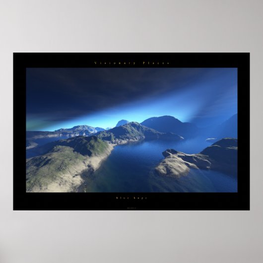 Poster espoir bleu (Devant)