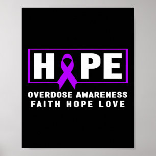 Poster Espoir de sensibilisation aux surdoses