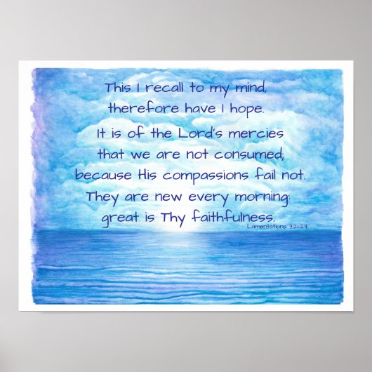 Poster Espoir des Lamentations (Devant)