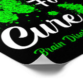 Poster Espoir D'Une Maladie Cervicale Cure, Mais (Coin)