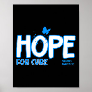 Poster Espoir D'Une Sensibilisation Cure Au Diabète