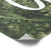 Poster Espoir en Dieu Pinceau moderne Police Sage Nature (Coin)