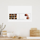 Poster espoir : léger contre foncé (Cuisine)