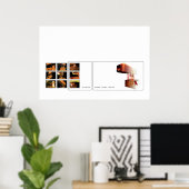 Poster espoir : léger contre foncé (Bureau à domicile)