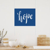 Poster Espoir - Lettres à la main Design de typographie (Cuisine)