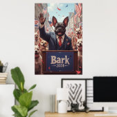 Poster Espoir, Traitements et Confetti pour tous (Bureau à domicile)