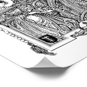 Poster Espousal de la Sainte Vierge 8" x 10" Imprimer (Coin)