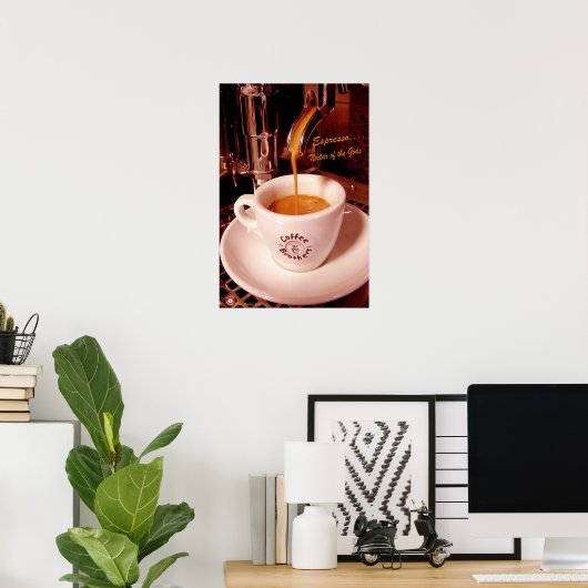 Poster Espresso (Bureau à domicile)