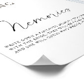 Poster Espresso Douche nuptiale Souvenirs avec la mariée (Coin)