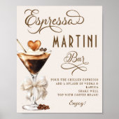 Poster Espresso Martini Bar (Devant)