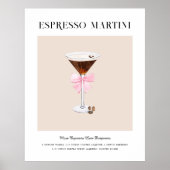 Poster Espresso Martini | Boisson de signature pour la do (Devant)