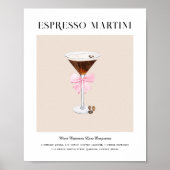 Poster Espresso Martini | Boisson de signature pour la do (Devant)