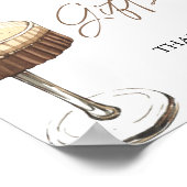 Poster Espresso Martini Bridal Shower Cards & Gifts Sign (Coin)